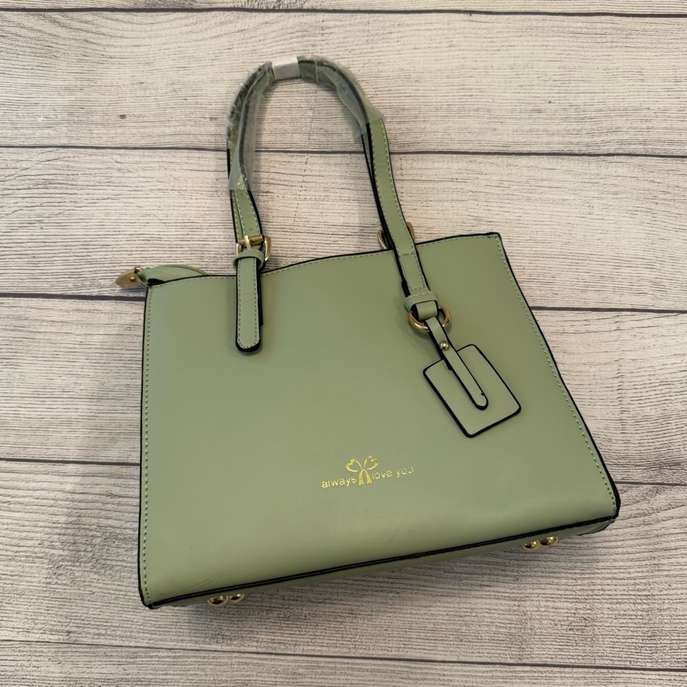 SHEIN Light Green Satchel Bag